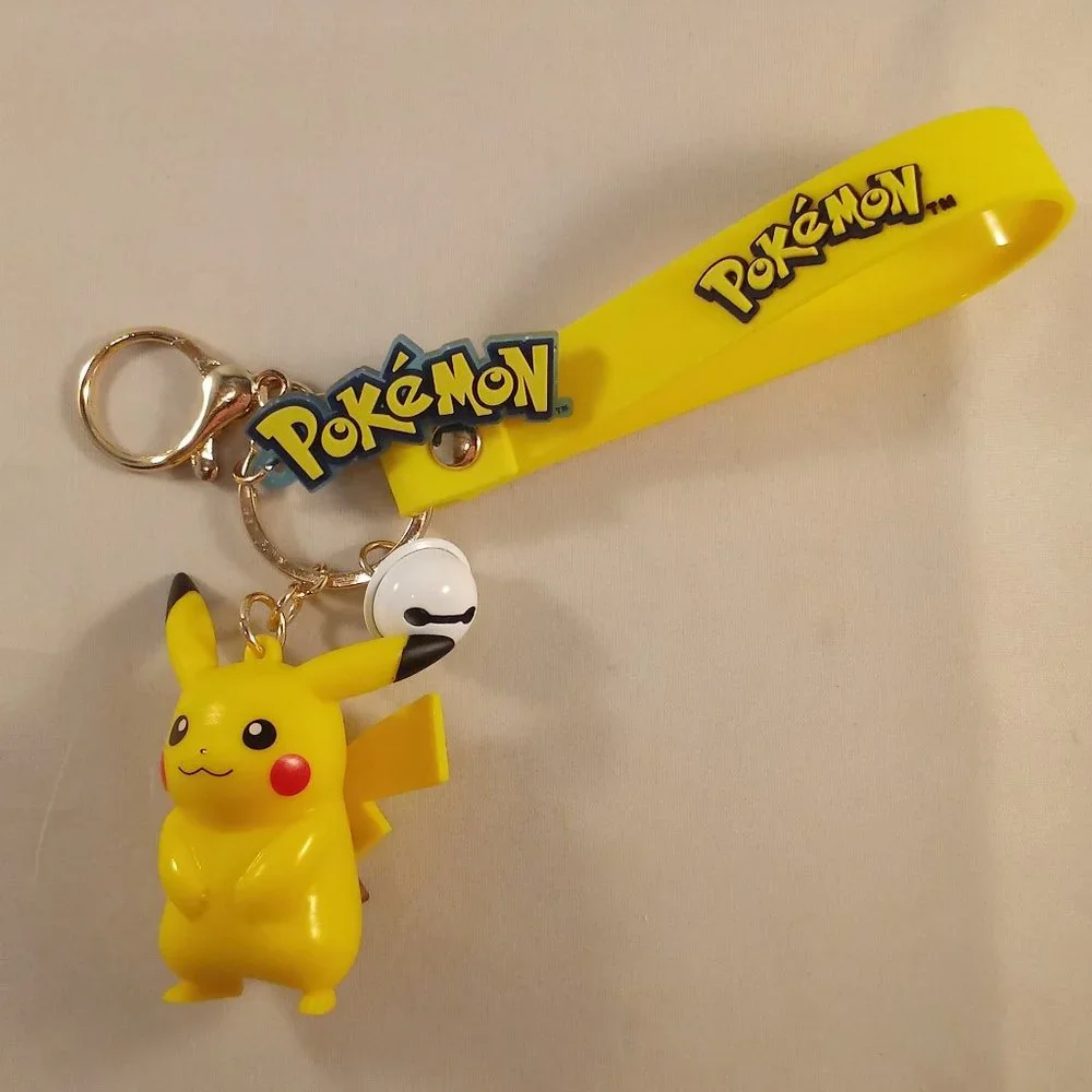 Pokémon Pikachu Anime Character Key Chain Key Ring Holder Figurine Gift Unisex